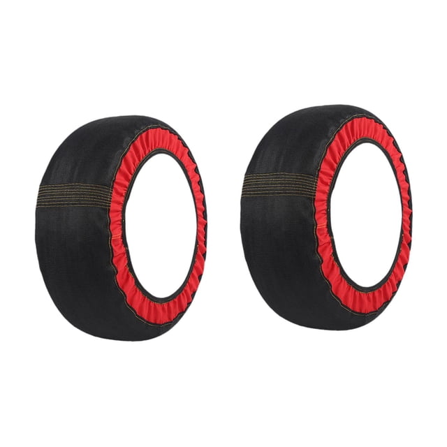 2 pares de calcetines de nieve para neumáticos de coche, accesorios profesionales portátiles de alto rendimiento Estilo E