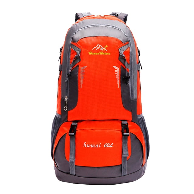 TIEVOSA Sac à Dos Extérieur Grande Capacité 60L Sac de Randonnée pour Lycéens Sac d'École Sac de Loisirs