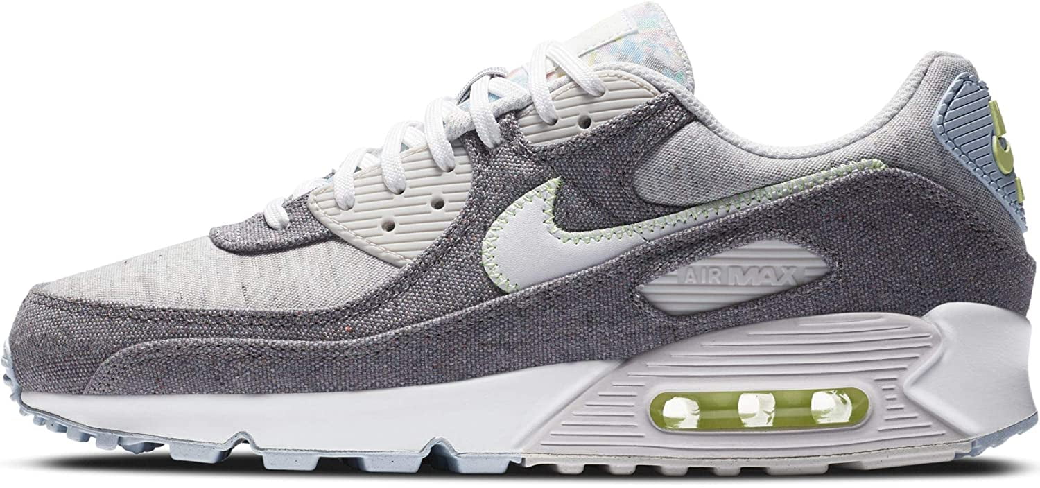 Nike Mens Air Max 90 Recycled Canvas Running Shoe (12) - Walmart.com