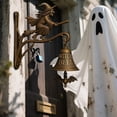 thumbnail image 4 of OIUR Halloween Witch Bell Vintage Metal Welcome Doorbell Shopkeeper Bell Home Office Entrance Door Wall Mount Decorative Bell, 4 of 7