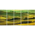 thumbnail image 2 of Green Rolling Hills on Misty Sunset - Oversized Landscape Wall Art Print, 2 of 3