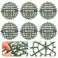 thumbnail image 2 of Miangastore 6pcs Artificial Plant Topiary Ball Support Plastic Plant Rack Faux Green Ball Frame Rack, 2 of 9