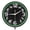Green, variant on Vibrant Neon Light Wall Clock for Bar Man Cave Game Room LED Lighting Metal Frame Round Clock Industrial Retro Home Decor Watch