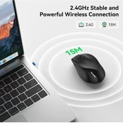 BEST- Tecknet Wireless Mouse 2.4G Usb | 6-Level 4800 Dpi | 30-Month Battery Life