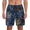thumbnail image 3 of Uemuo Mystical Underwater Coral Scene Pattern Mens Swim Trunks Quick Dry Board Shorts with Mesh Lining, Stretch Beach Shorts Quick Dry No-Chafing Board Shorts-X-Large, 3 of 9