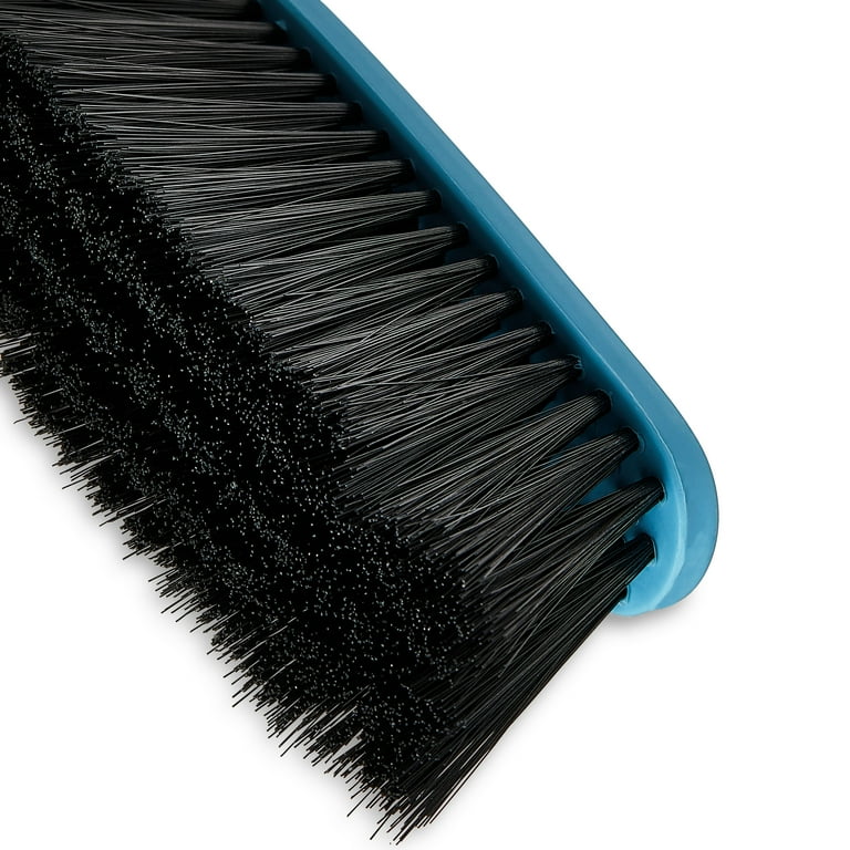 Great Value Plastic Dust Broom and Pan Set, Blue photo 5