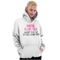 thumbnail image 4 of Funny Sarcastic Hunting Hunters Joke Hoodie Sweatshirt Women Brisco Brands X, 4 of 5