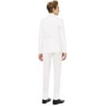 thumbnail image 6 of Teen Boys Solid Color Party Suit - Prom and Wedding Party Outfit - Including Blazer, Pants and Tie, 6 of 9