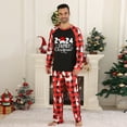 thumbnail image 5 of Penkiiy Matching Christmas Pajamas For Family Xmas Holiday Pjs Elf Plaid Sleepwear Outfit Sets For Women/Men/Couples/Adult 2XL Black, 5 of 5