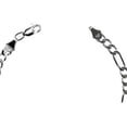 thumbnail image 3 of Esclava Pulsera Fígaro 3x1 Caballero Hombre Plata 925 5 Mm plateado Largo/Ancho: 21 cm x 5 mm, 3 of 4