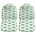 thumbnail image 4 of Haiem Cute Crocodile Printed Car Seat Covers Set of 2, Universal Fit Car Seat Covers,Protective Seat Covers,Comfortable Car Seat Covers, Easy Installation Seat Covers, Vehicle Seat Covers, 4 of 9
