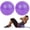 Purple, variant on 2 Pack Exercise Balls, 8-9 Inch Mini Pilates Yoga Balls, Anti-Burst Small Fitness Balls for Pilates, Yoga, Core and Physical , Improves