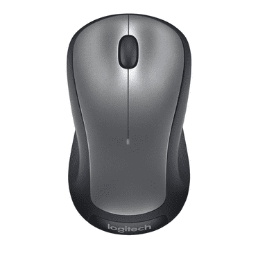 Logitech Full Size Wireless Mouse, Silver, Walmart Exclusive