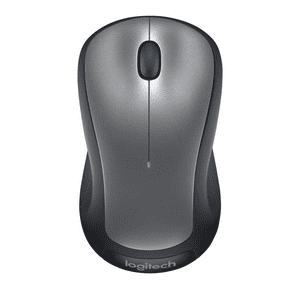 Logitech Full-Size Wireless Mouse, Silver