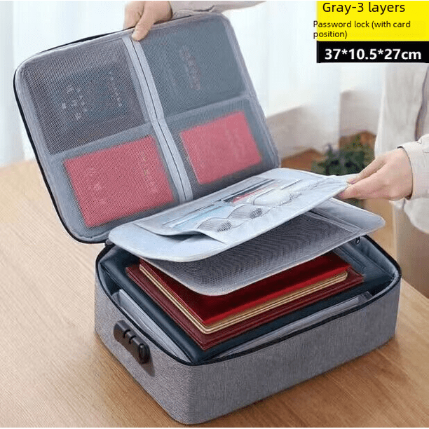 Bolsa para libreta de viaje, bolsa para guardar certificados familiares, bolsa para organizar archivos, bolsa impermeable para certificados, documentos, tarjetas de presentación, tarjetero, porta