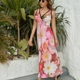 thumbnail image 3 of Floral Colorful Flower Sleeveless Dress Female Clothing Dress Women Summer 2025 Dress, 3 of 7