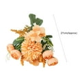 thumbnail image 6 of Artificial Flower Fadeless Not Wither No Watering Nordic Style Easy Care Artificial Rose Hand Bouquet for Wedding, 6 of 7