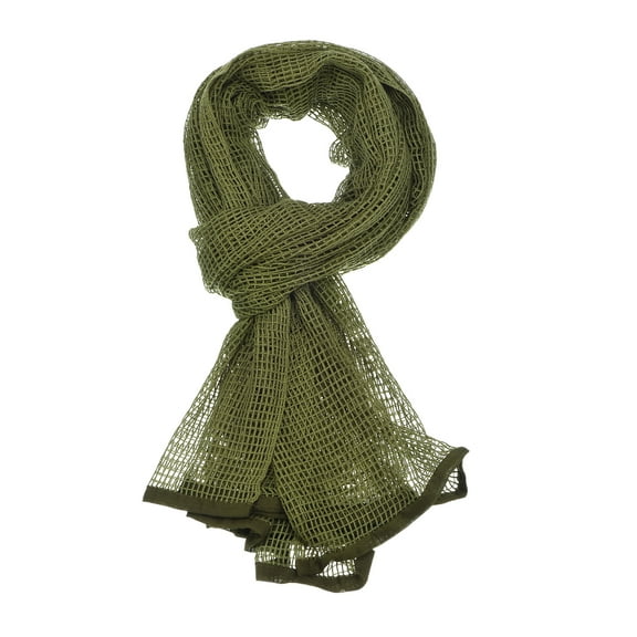 Uxcell 71"x35" Camouflage Netting Camo Scarf Camo Netting Veil Desert Mesh Scarves for Outdoor Activities Green
