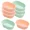 A, variant on 8-Piece Silicone Oval Cake Mold Set, Reusable Muffin Cupcake Cups for Bread, Toast, Cakes and Home Baking