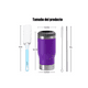 thumbnail image 2 of Portalatas De Cerveza De Acero Inoxidable Vaso Térmico 14oz, 2 of 2
