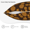 thumbnail image 5 of Kll Colorful Pineapple Decorative Throw Pillow Covers Velvet Soft For Couch Sofa Bedroom Living Room Outdoor -16"X16", 5 of 8