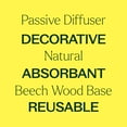 thumbnail image 4 of Plant Therapy Passive Sunflower Essential Oil Diffuser – No Heat or Water Needed – Natural Aromatherapy Diffuser for Home, Office, Travel – Elegant Ceramic & Wood Design, 4 of 9