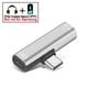 thumbnail image 3 of Adaptador USBC a 3.5mm Tipo C. 2 en 1 Audio 3.5mm Adaptador para Cargar y Escuchar Canciones, 3 of 4