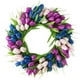 thumbnail image 2 of 40cm flor de artificial azul verano boda, 2 of 9