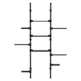 thumbnail image 5 of Koiauber 4-Tier Over The Toilet Storage Shelf,Adjustable Standing Bathroom Organizer,Above Behind Toilet Laundry Shelving for Small Rooms,No Drill,75.2"-131.89" Height, 5 of 8