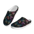thumbnail image 2 of Haiem Feathers And Butterflies Print Women's Fuzzy Memory Foam House Slipper Cozy Home Footwear Non-slip Winter Slippers-39/40, 2 of 7
