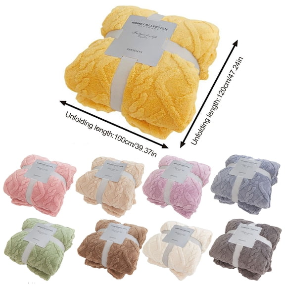 Throw Blanket for Couch – Thick & Cozy Blanket for Winter, Fluffy and Warm Blankets for Couch, Bed, Plush Throw Gifts for Women and Men,27" X 39"