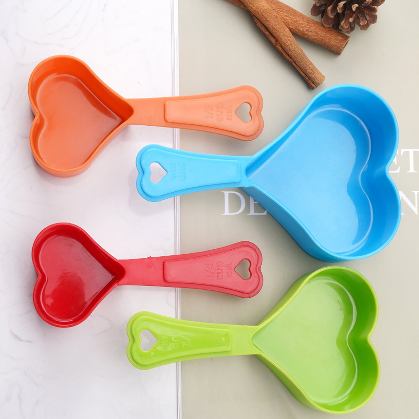 Heart Shaped Measuring Spoons Set of 4 – The Maryland Store
