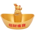 thumbnail image 2 of Fortune Cat Candy Bowl, Chinese Feng Shui Yuanbao RotationSolar Panel Ornament, Artistic Home Decor,  Luck Charm, Dish Decor For Shop, 2 of 8