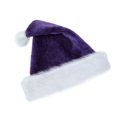 thumbnail image 3 of Santa Hat, Plush Santa Hats, Unisex Velvet Fabric Christmas Hat with Comfort Lining & Plush Brim, Xmas Santa Holiday Hat for Adults, 1 Pcs, 17.7x12.6", 3 of 3