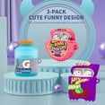 thumbnail image 2 of 3 fundas lindas para Airpod para Airpod 2/1, dibujos animados 3D Kawaii chicle y deportes agua y patata morada Airpods cubierta diseño de alimentos moda divertida accesorios protectores de piel cubierta de silicona oso de fresa Electrónica, 2 of 5