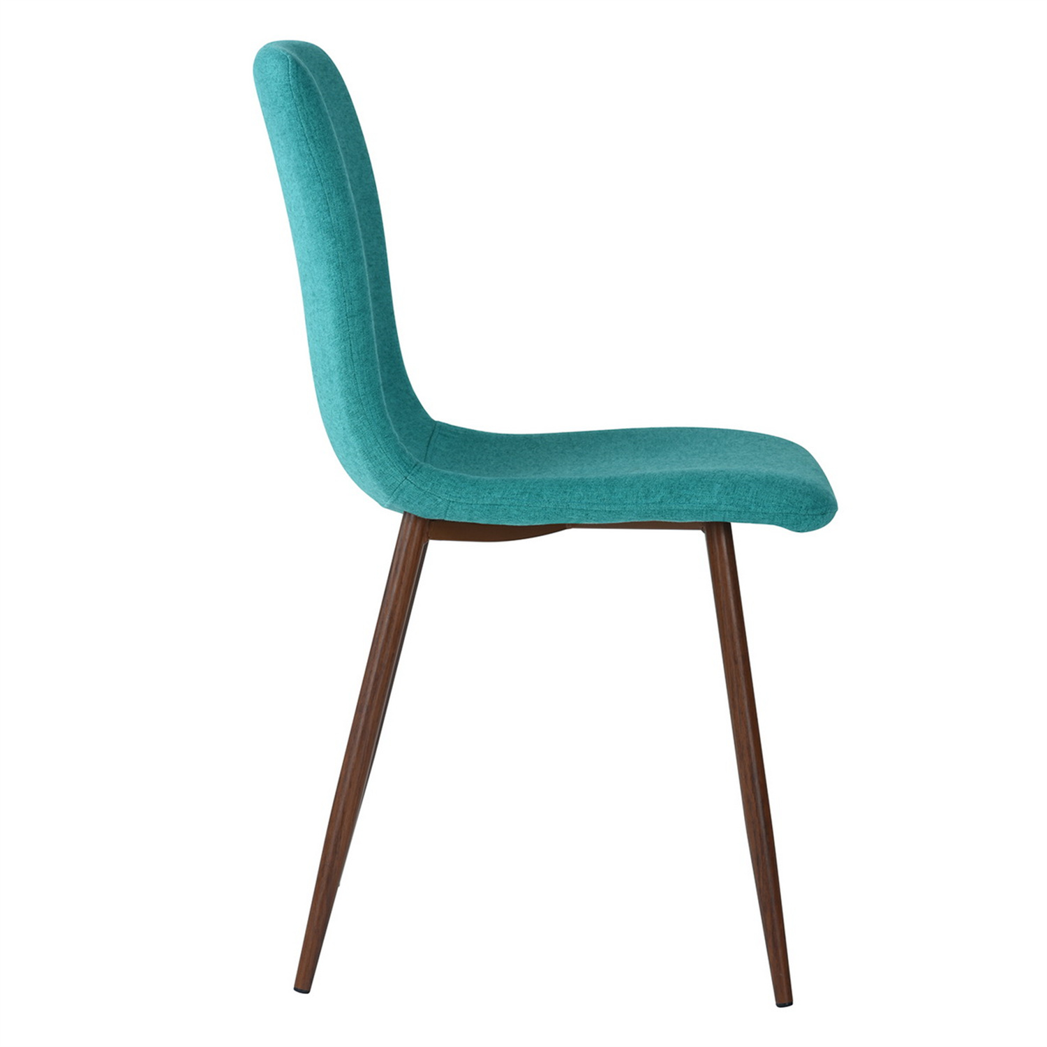 Kepooman Frech Style Dining Chair Upholstered Seat with Solid Wood Leg for Kitchen Dining Living Room and Office, Blue Kepooman Frech Style Dining Chair Upholstered Seat with Solid Wood Leg for Kitchen Dining Living Room and Office, Blue