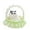 Green, variant on Meowing Cat in Lace Basket Toy - Sleeping Kitty Plush with Sound, Cute Mini Stuffed Animal for Kids and Party Decor – One Size (5.1 x 3.9 x 3.9 Inches)