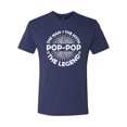 thumbnail image 2 of Wild Bobby, Pop-Pop Man Myth Legend Funny Dad Uncle Papa Granpa Dad Gift, Father's Day, Men Premium Tri Blend Tee, Vintage Navy, Small, 2 of 4