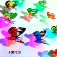thumbnail image 1 of 3D Colorful Butterfly Wall Party Decor 20 PCS  LED Light  Removable Butterflies DIY Art Decor for Halloween  Christmas  Birthday, 1 of 8