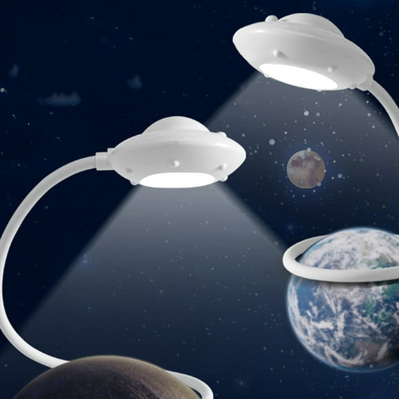 Antqov Clip Reading Lamp Desk Lamp Intelligent Folding with USB Cable for Bedroom for Dorm for Family, Reading Lamp