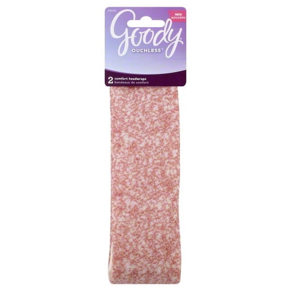Goody Headwrap Soft Pink 2ct W Rbbn