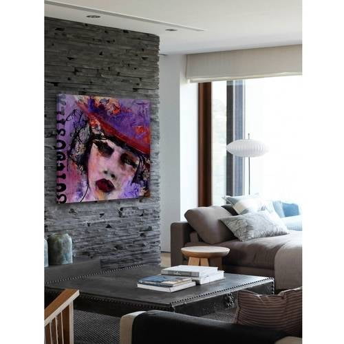 "Ange Ou Demon" Painting Print on Wrapped Canvas