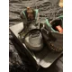 thumbnail image 2 of Jo r-dan sneakers for men size 9 color grey/rainbow, 2 of 5