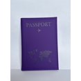 thumbnail image 1 of Protecteur de Passeport en Pu à Changement de Couleur Végétalien Porte-Billet Porte-Cartes, 1 of 6