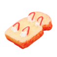 thumbnail image 1 of Milaget Realistic Miniature Bread Kitchen Toppers kids Party Toys Cooking Scene Model Strawberry Toast, 1 of 9