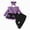 A55-Purple, variant on Ccpelsie Toddler Baby Girl Clothes Fall Winter Outfits Infant Girl Sweatshirt Top 6 9 12 18 24 Months Pants Set(Red,6-12 Months)
