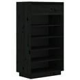 thumbnail image 2 of vidaXL Shoe Cabinet 5-Tier Hidden Shoe Organizer with Drawer Solid Wood Pine, 2 of 53