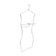 thumbnail image 4 of Swimsuit Hanger Traje de baño Hegida de colgilla resistente Bikini Bikini Hangering Hanger para boutiques Armario de vestuario para niños Adultos plata, 4 of 8
