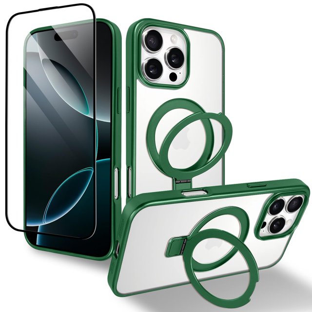 Funda magnética OOK para iPhone 16 Pro de 6.3 pulgadas con soporte