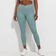 thumbnail image 2 of Hessimy No Front Seam High Waisted Workout Leggings for Women Buttery Soft Yoga Pants Gym Athletic Tights(Green,XL), 2 of 8